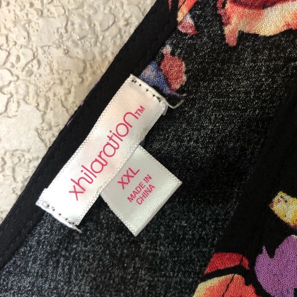 Xhilaration Black Floral Sundress - Picture 5 of 5